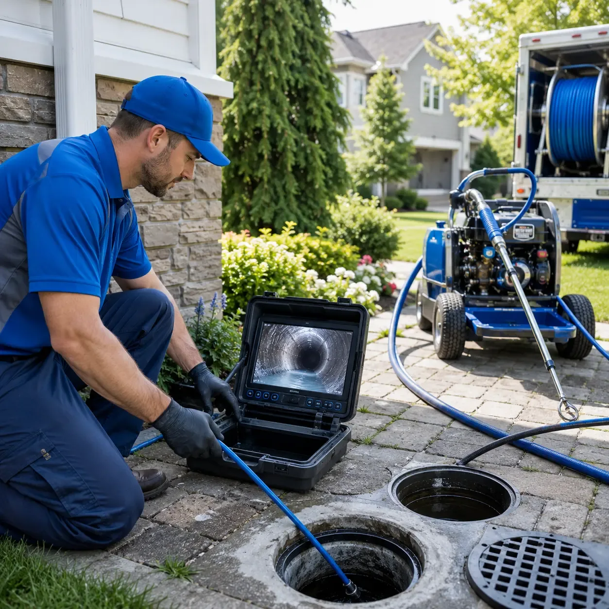Outdoor drain cleaning professionals serving Davis, OK